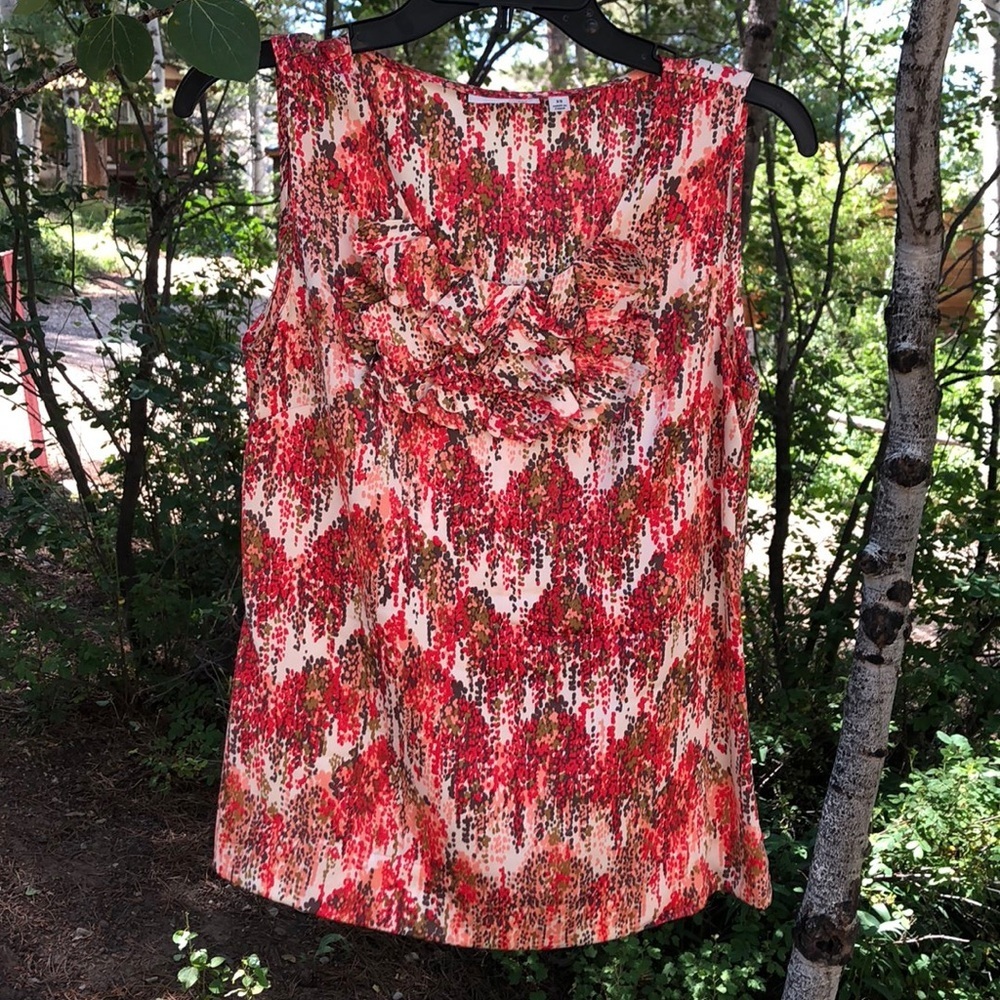 Halogen sleeveless silk blouse size XS